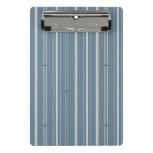 Jet Stream Stripes in Colonial Blue Mini Clipboard
