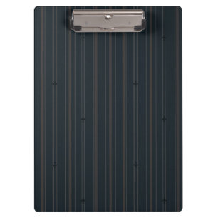 Jet Stream Stripes in Dark Navy Clipboard