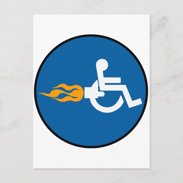 Jet Wheelchair Postcard (Front)