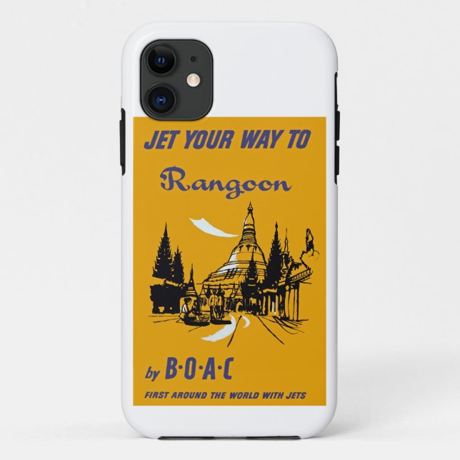 Jet Your Way to Rangoon Case-Mate iPhone Case (Back)