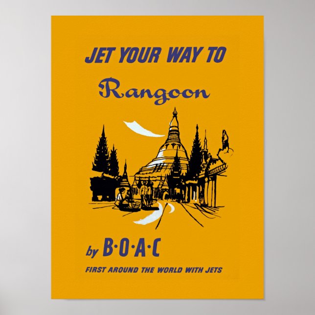 Jet Your Way to Rangoon Poster (Front)