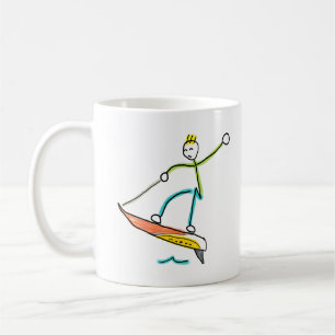 Jetboard Stickman Coffee Mug