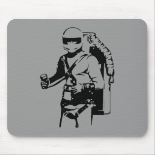 Jetpack pilot mouse mat