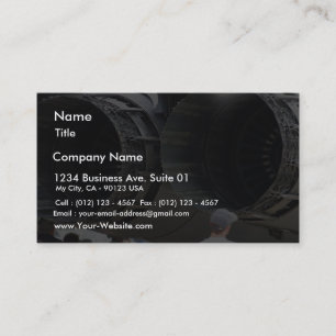 Jets Big Engines Business Card