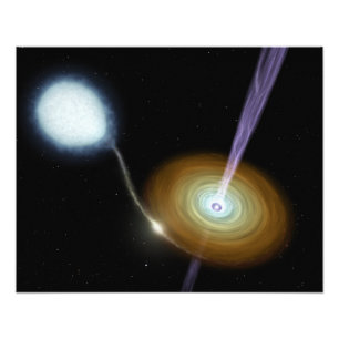 Jets of material shooting out photo print