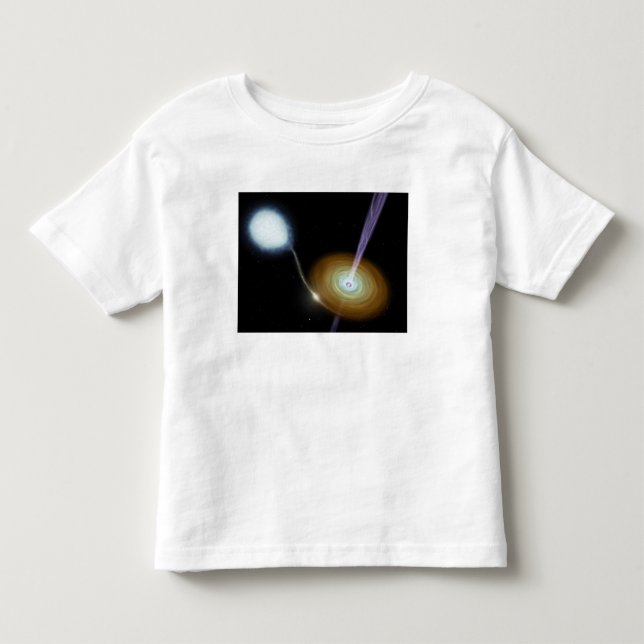 Jets of material shooting out toddler T-Shirt (Front)