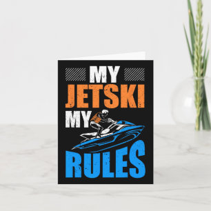 Jetski Outfit Jet Skier Jetski Fishing Jet Ski Rid Card
