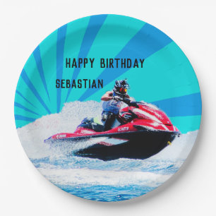 JetSki Paper Plate