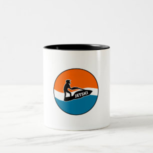 JetSki Two-Tone Coffee Mug
