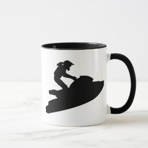 Jetski woman mug