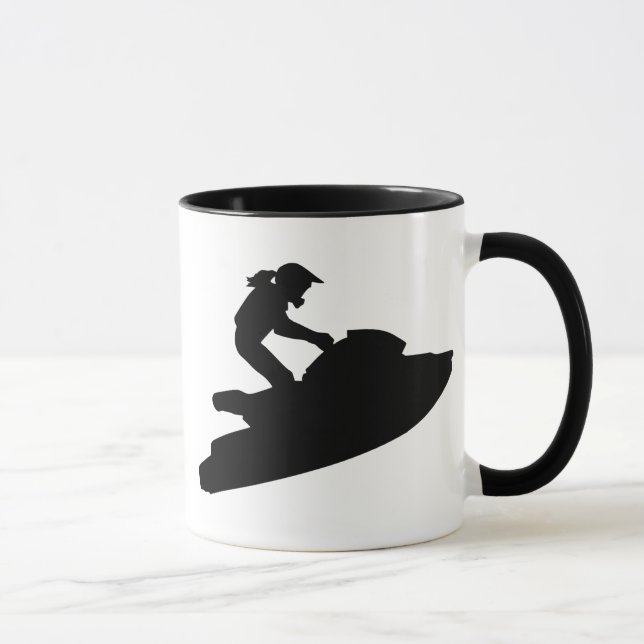Jetski woman mug (Right)