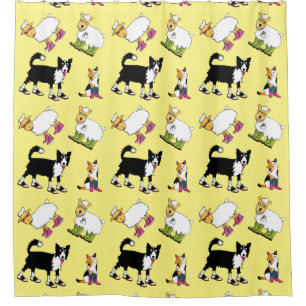 Jett and friends shower curtain