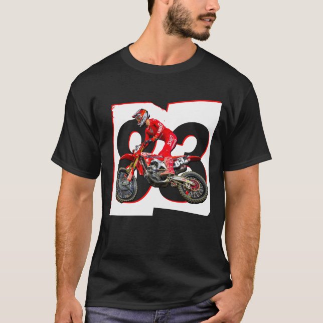 Jett Lawrence MotoX Supercross Motorbike Champion T-Shirt (Front)