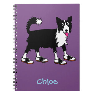 Jett the border collie notebook
