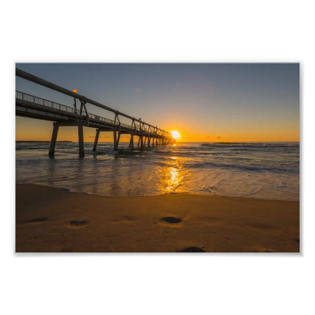 Jetty at Sunrise Photo Print (Front)