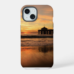 Jetty Over Ocean Beach Sunset iPhone 15 Case