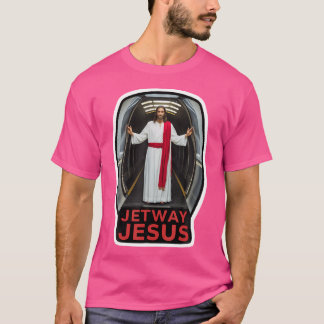 Jetway Jesus Humourous And Irreverent Travel T-Shirt