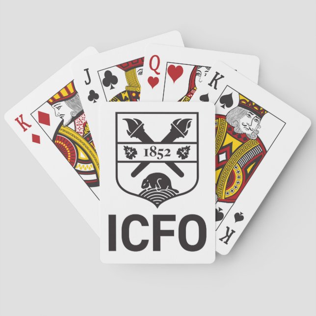 Jeu de cartes de l'ICFO Playing Cards (Back)