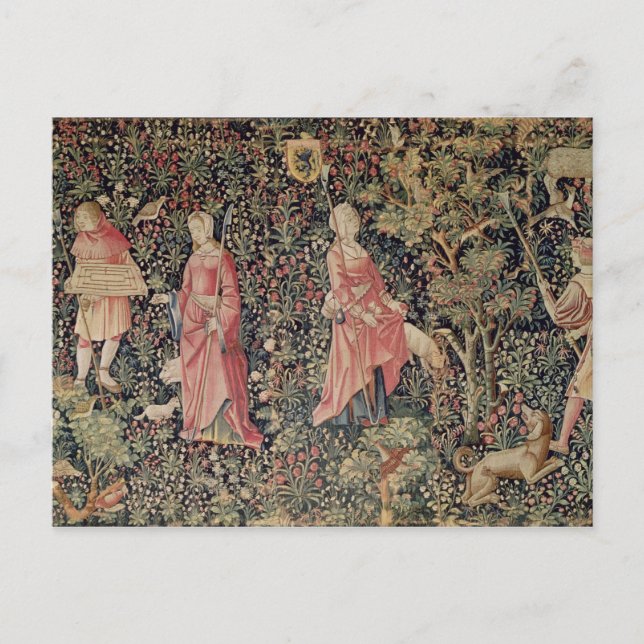 Jeu de Marelle et Cueillette de Fruits' Postcard (Front)