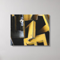Jeux de Construction Building's Game Letter Canvas