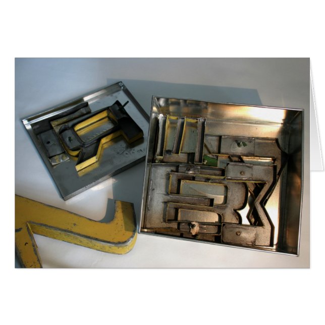 Jeux de Construction Building's Game Metal Letters (Front Horizontal)