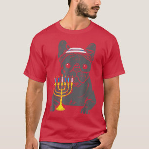 Jew French Bulldog Dog Hanukkah Pyjamas Chanukah P T-Shirt