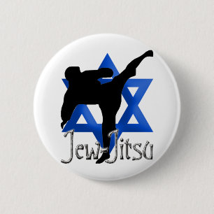 Jew Jitsu 6 Cm Round Badge