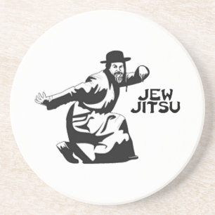 Jew Jitsu Coaster Jewish Bar Mitzvah Gifts