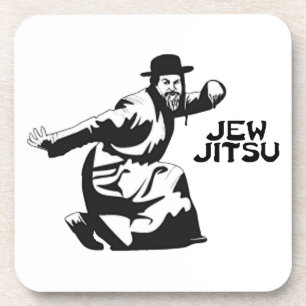 Jew Jitsu Coasters Jewish Bar Mitzvah Gifts