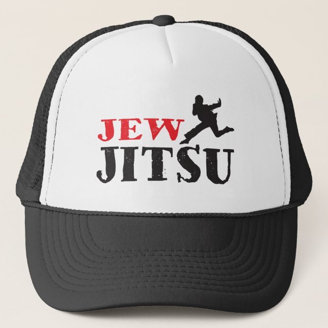 Jew Jitsu - Funny Jewish humour Trucker Hat (Front)