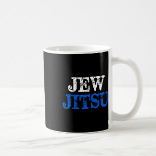 Jew Jitsu Funny Jewish Karate Holiday Pun  Coffee Mug