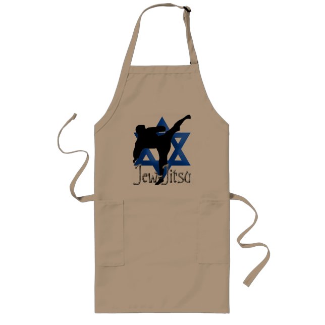 Jew Jitsu Long Apron (Front)