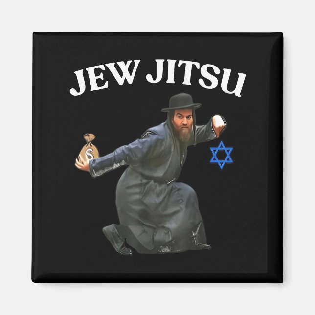 Jew Jitsu  Magnet (Front)