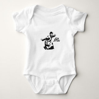 Jew Jitsu Martial Arts | Jewish Bar Mitzvah Gifts Baby Bodysuit