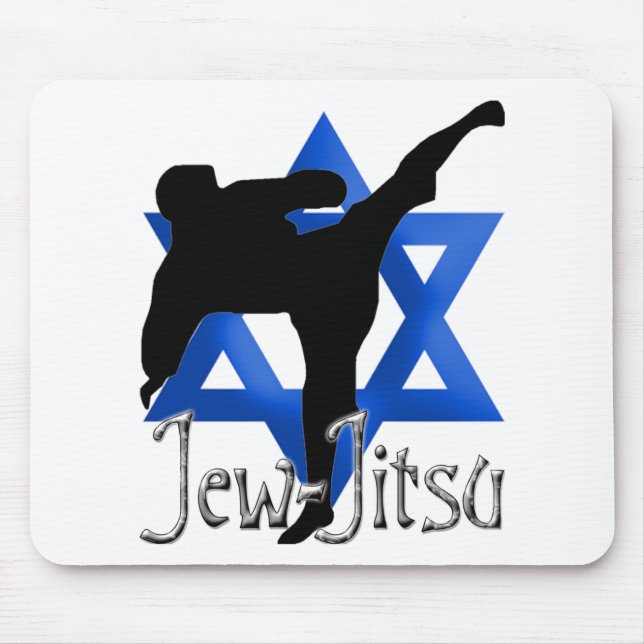 Jew Jitsu Mouse Mat (Front)