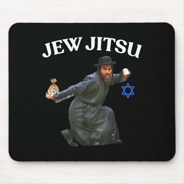 Jew Jitsu Mouse Mat (Front)