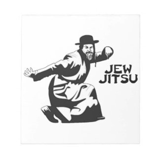 Jew Jitsu Notepad | Jewish Bar Mitzvah Gifts