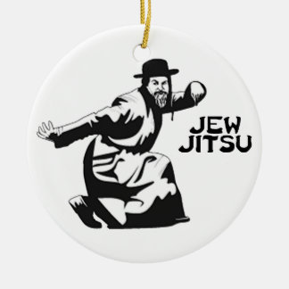 Jew Jitsu Ornament | Jewish Bar Mitzvah Gifts