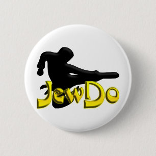 Jewdo 6 Cm Round Badge