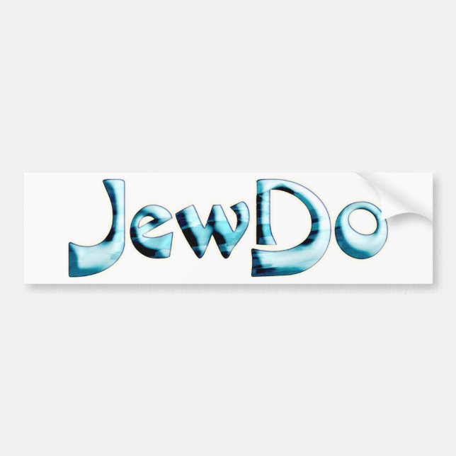 Jewdo Bumper Sticker (Front)