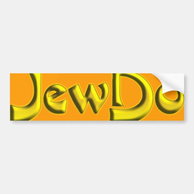 Jewdo Bumper Sticker (Front)