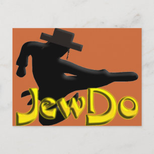 Jewdo Postcard