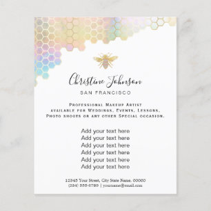 jewel bee pastel honeycomb flyer