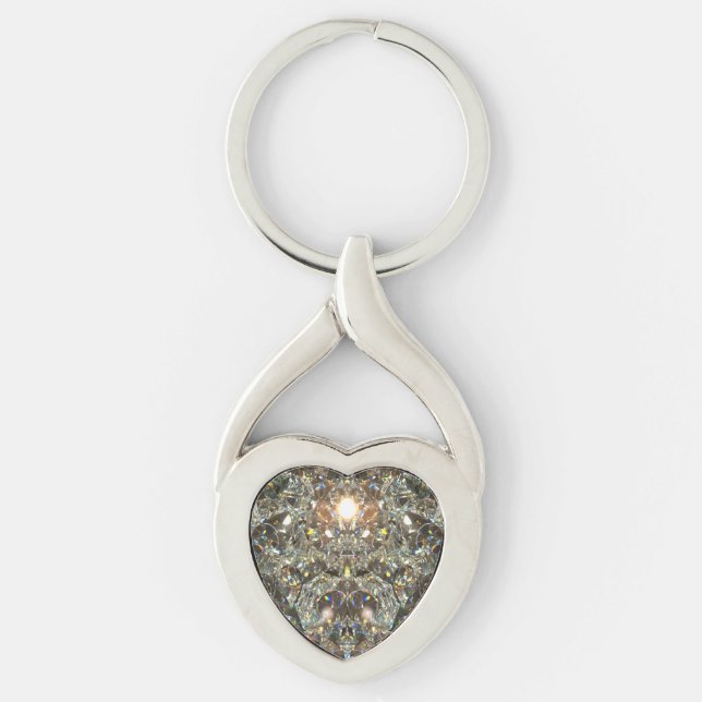 Jewel Bling Style Key Ring (Front)