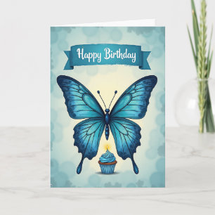 Jewel Butterfly Birthday Card
