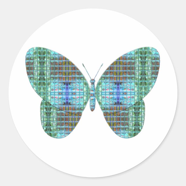 jewel butterfly envelope seals (Front)