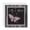 Jewel Butterfly Pink Black Baby Girl Shower