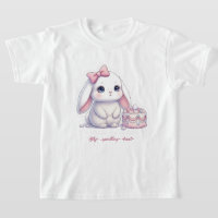 Jewel Cake Bunny - Pink Ribbon & Gemstone Sweet