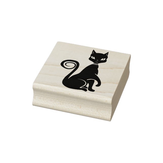 jewel cat art stamp (Stamp)