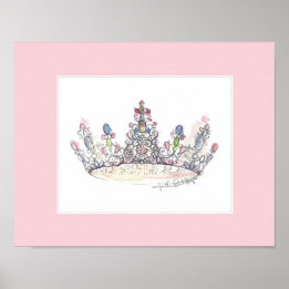 Jewel Crown by Heather French Henry Poster